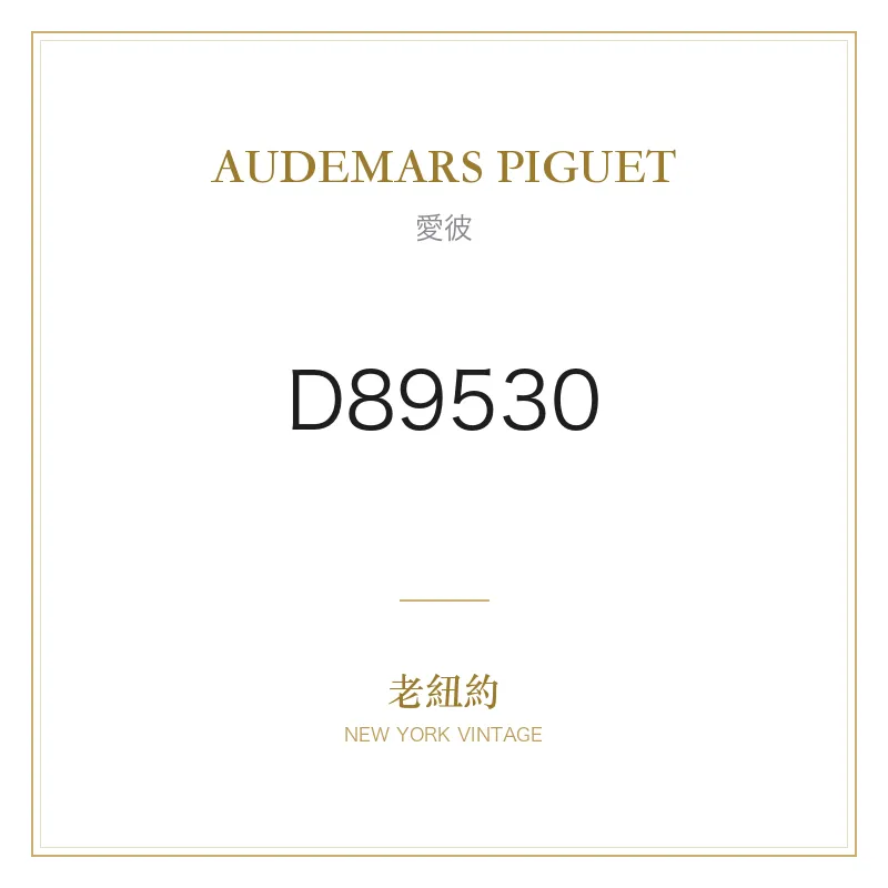 AUDEMARS PIGUET D89530 