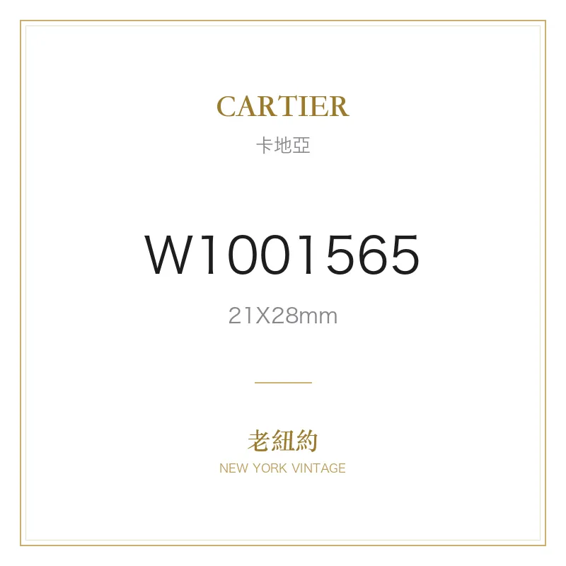 CARTIER W1001565 