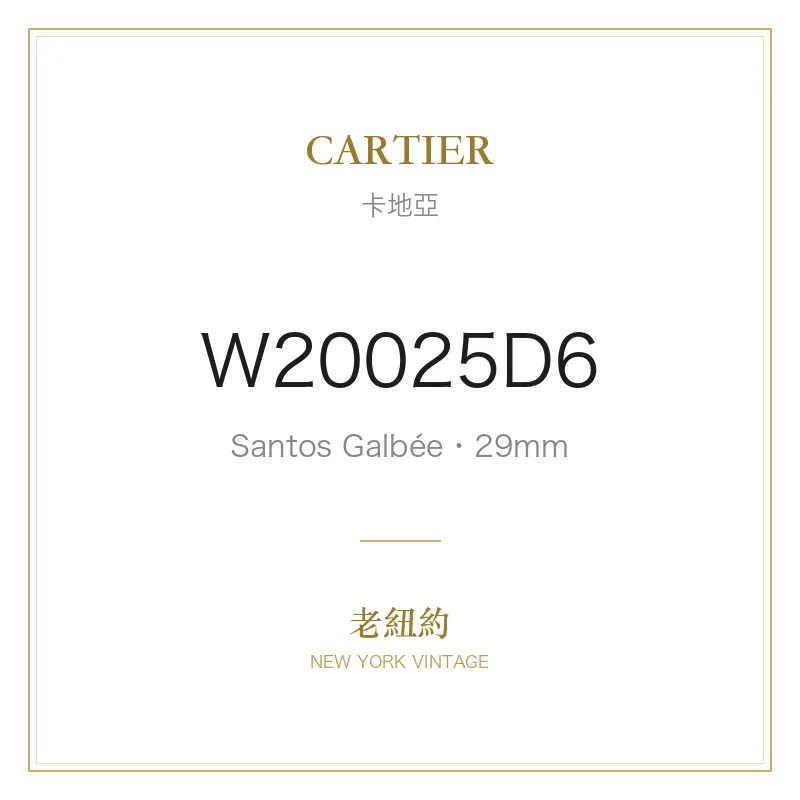 CARTIER W20025D6 Santos Galbée