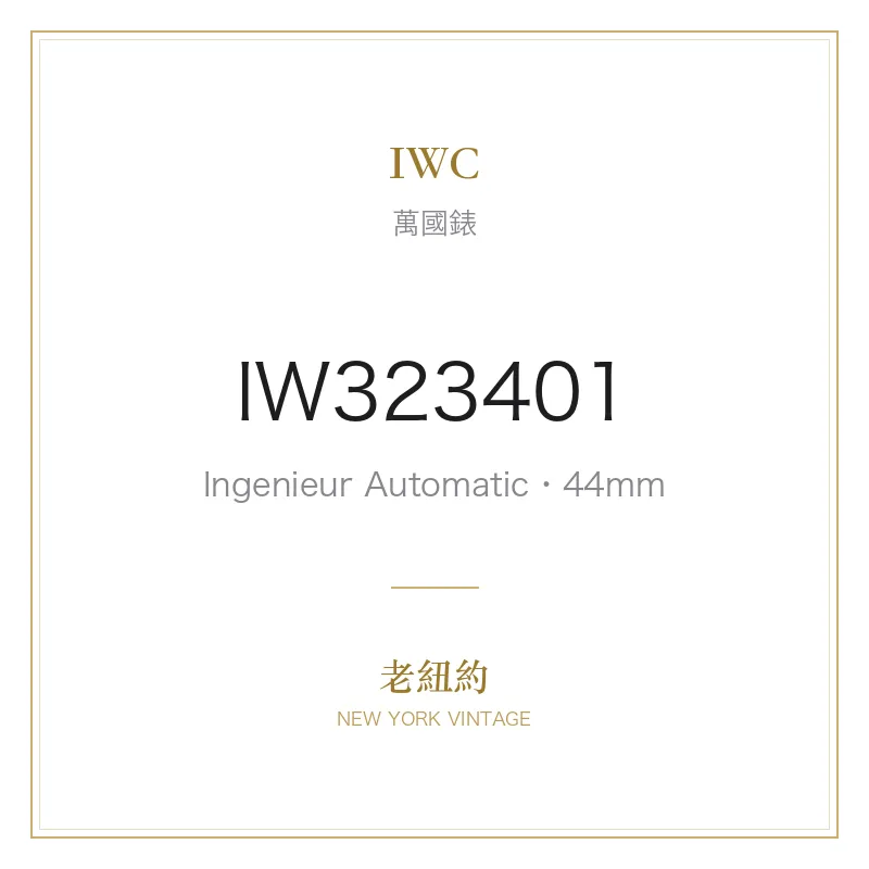 IWC IW323401 Ingenieur Automatic