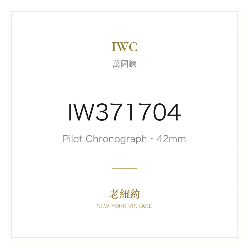 IWC IW371704 Pilot Chronograph