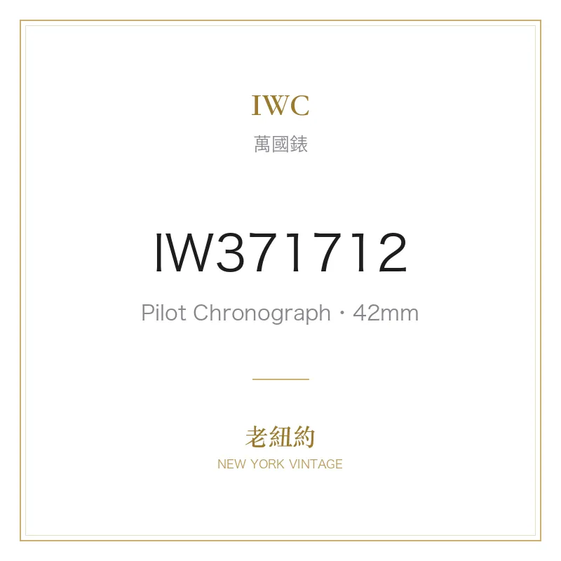 IWC IW371712 Pilot Chronograph