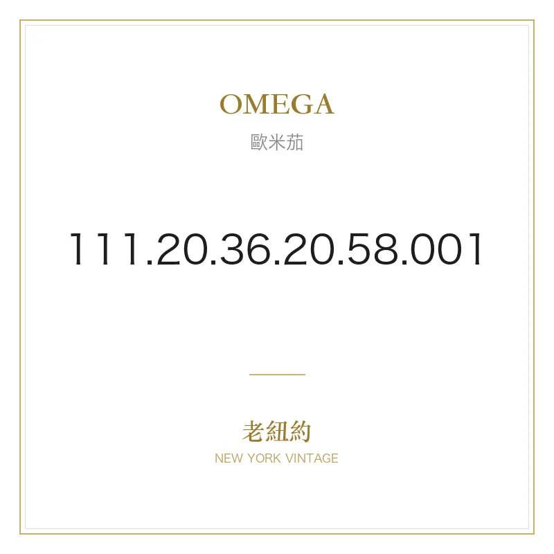 OMEGA 111.20.36.20.58.001 星座