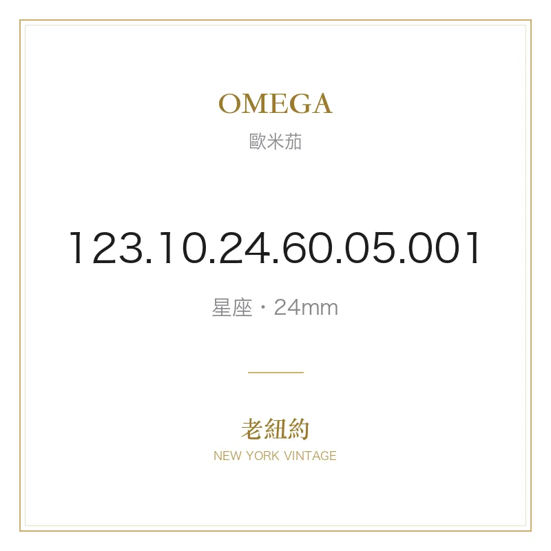OMEGA 123.10.24.60.05.001 星座