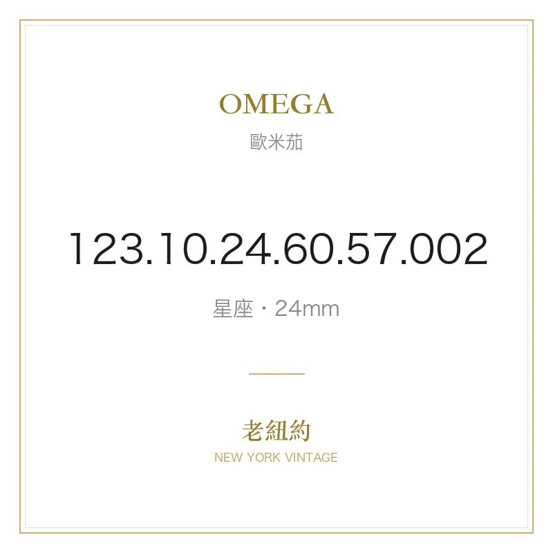 OMEGA 123.10.24.60.57.002 星座