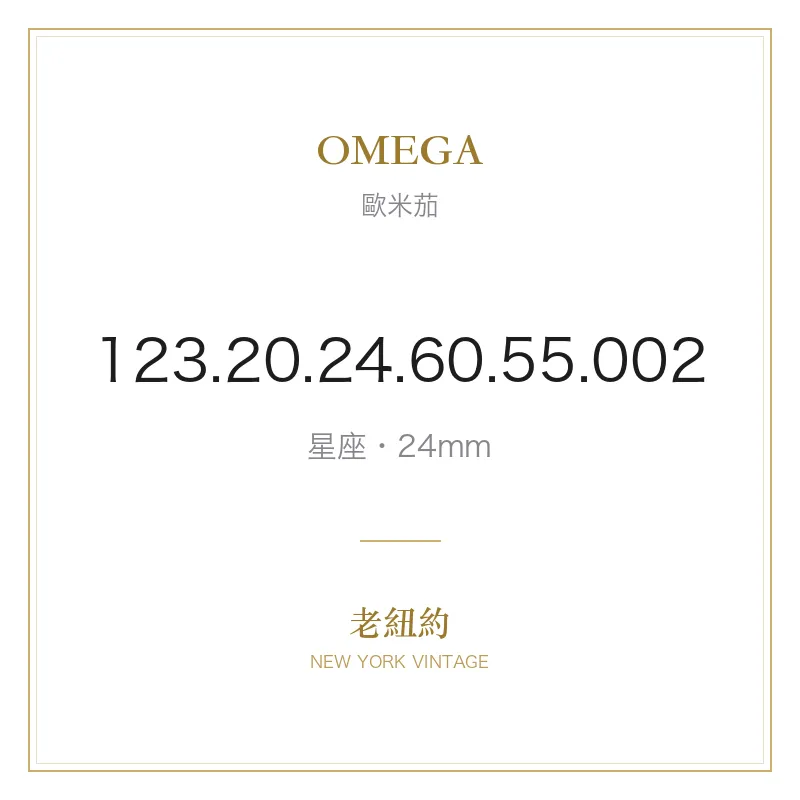 OMEGA 123.20.24.60.55.002 星座