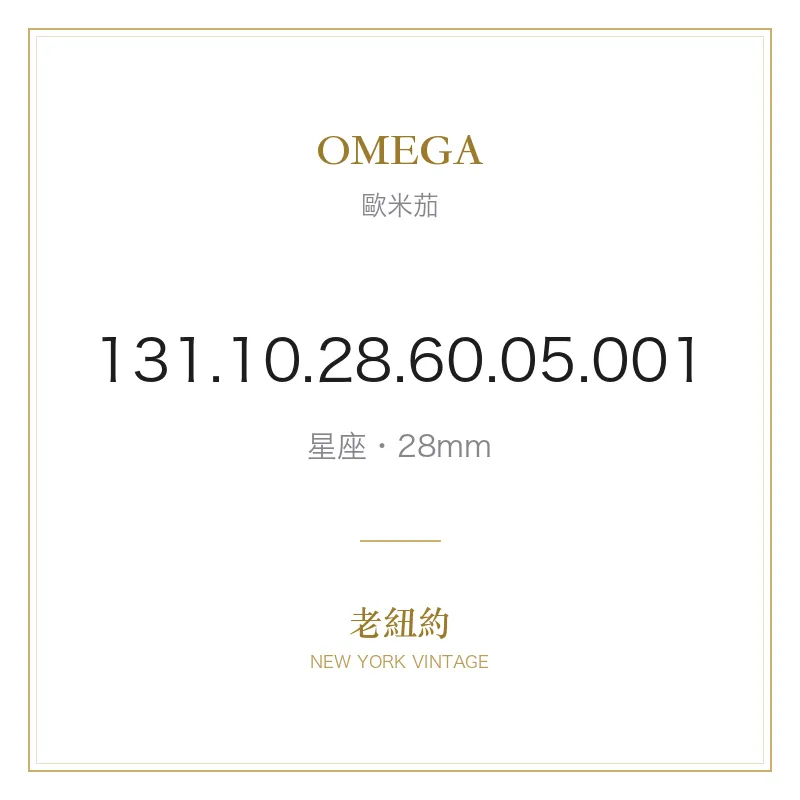 OMEGA 131.10.28.60.05.001 星座
