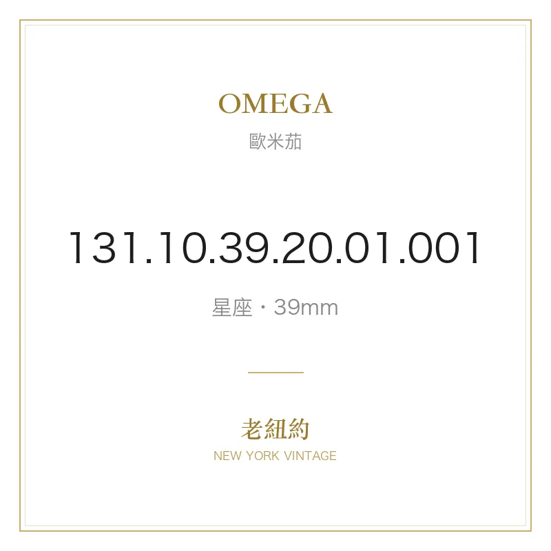 OMEGA 131.10.39.20.01.001 星座
