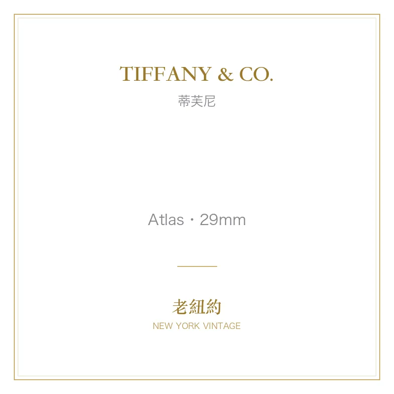 TIFFANY & CO. Atlas 29mm Atlas