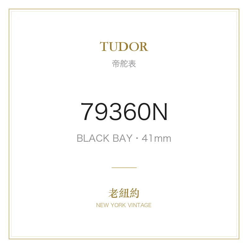 TUDOR 79360N BLACK BAY