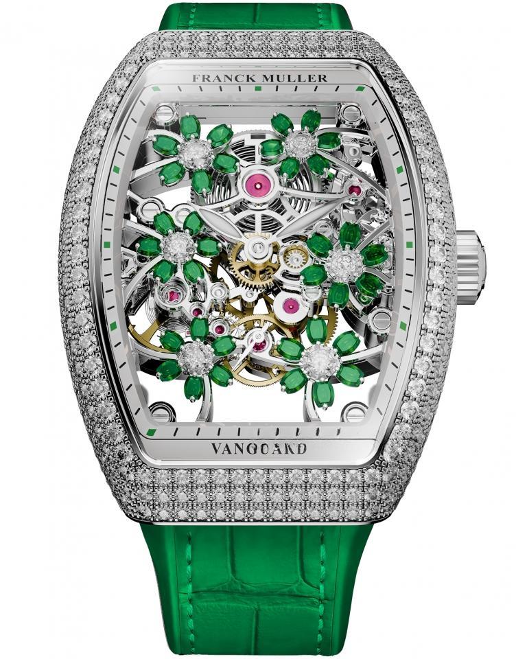 FRANCK MULLER V32 S6 SQT CURVEX FLOWER D