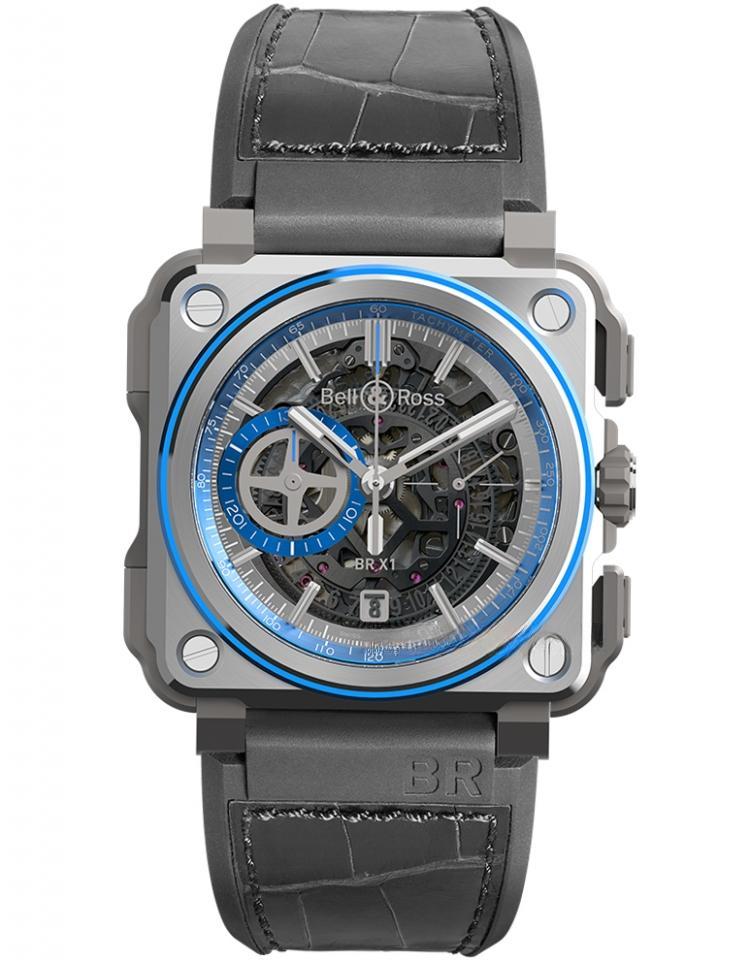 BELL & ROSS BRX1-AL-TI-BLU INSTRUMENTS