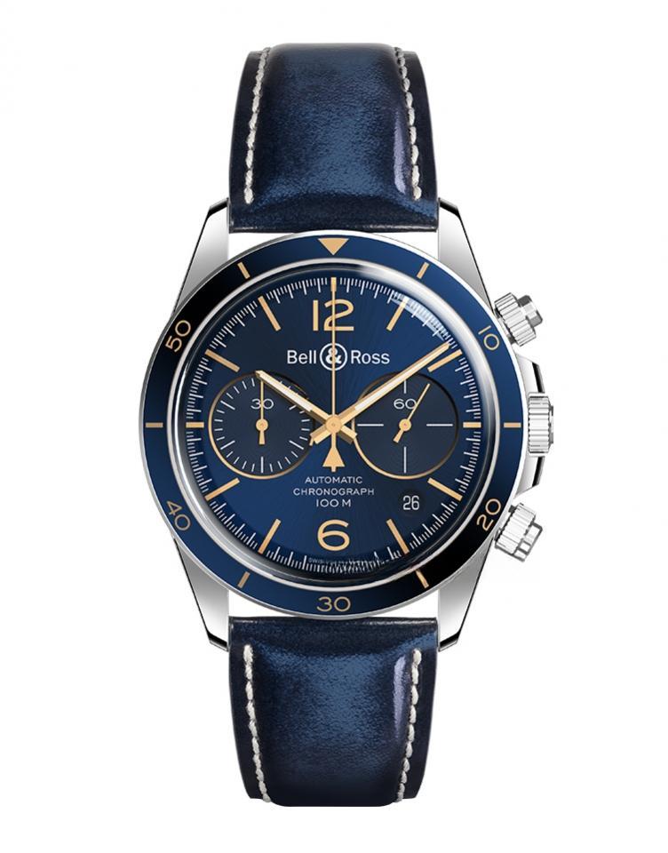 BELL & ROSS BRV294-BU-G-ST/SCA VINTAGE