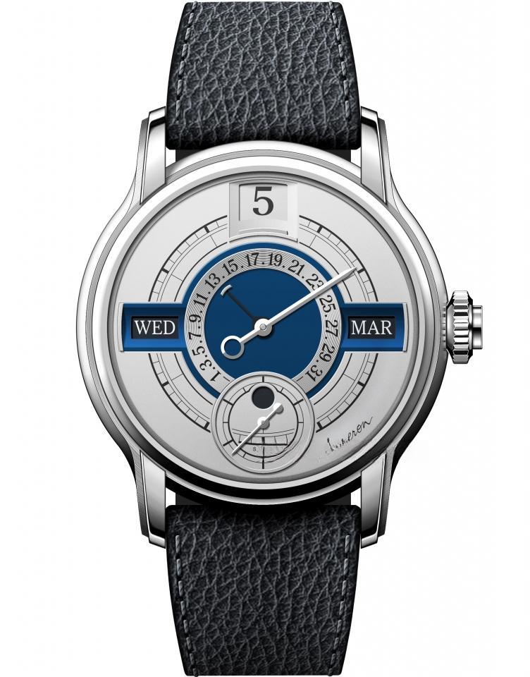 BERNERON Quantieme Annuel silver QUANTIEME