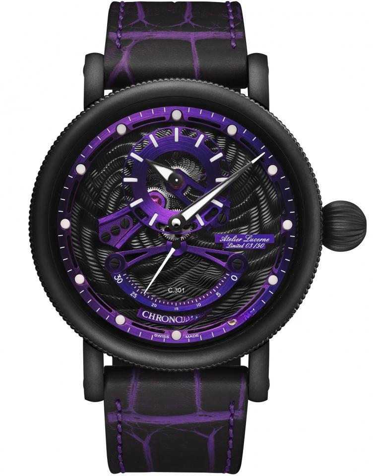 CHRONOSWISS CH-6925M-BKPU OPEN GEAR