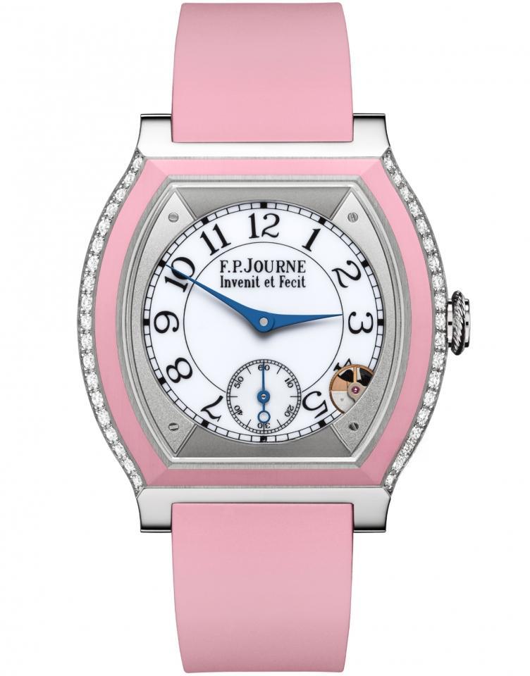 F.P.JOURNE élégante 40 mm titanium inserts and 2 rows diamonds ELEGANTE