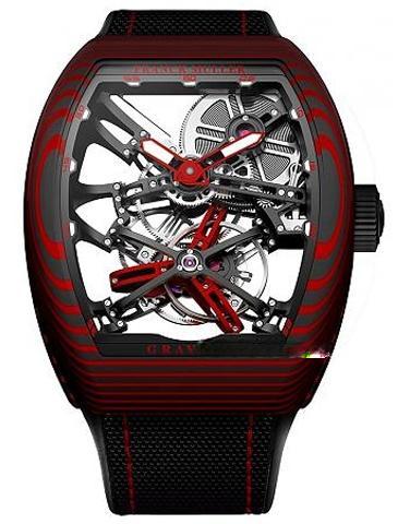 FRANCK MULLER V45 T GR CS SQT CAR RG NR GRAVITY SKELETON
