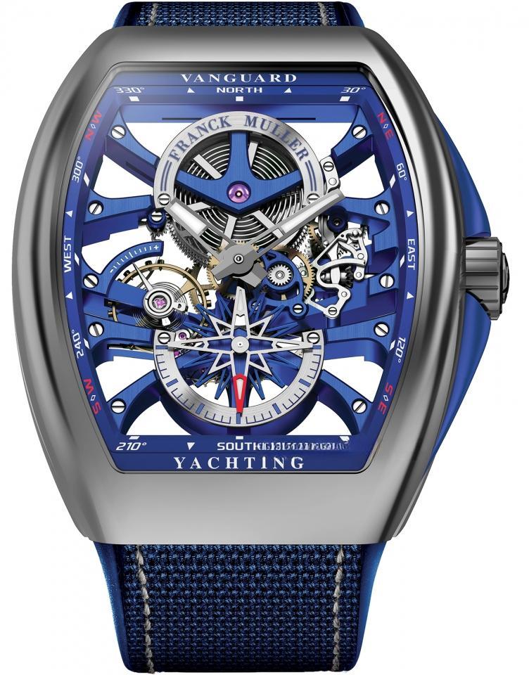 FRANCK MULLER V 45 S6 SQT ANCRE YACHT AC (BL) YACHTING