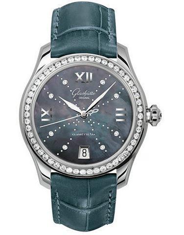 GLASHÜTTE ORIGINAL 39-22-11-22-44 女錶