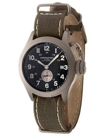 HAMILTON H77445533 卡其海軍