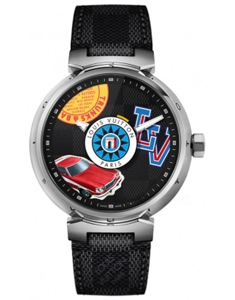 LOUIS VUITTON (2018 Tambour World Tour Damier Graphite 1) TAMBOUR