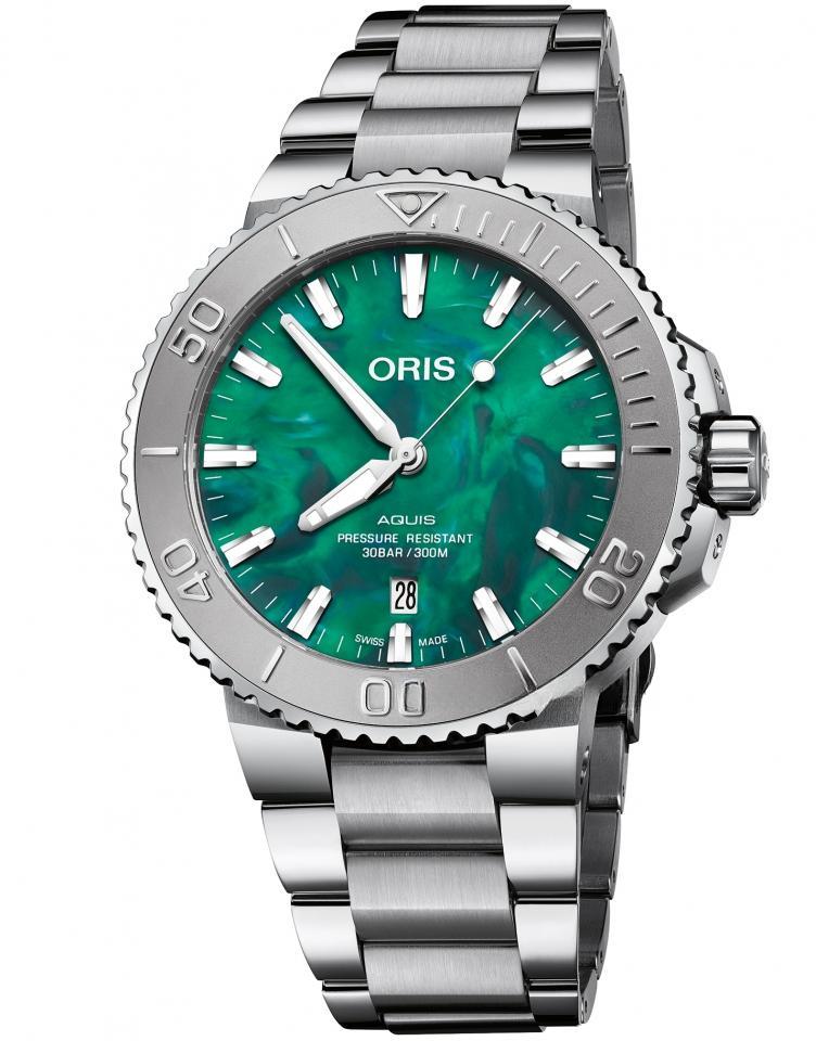 ORIS 01 733 7730 4137-07 8 24 05PEB AQUIS