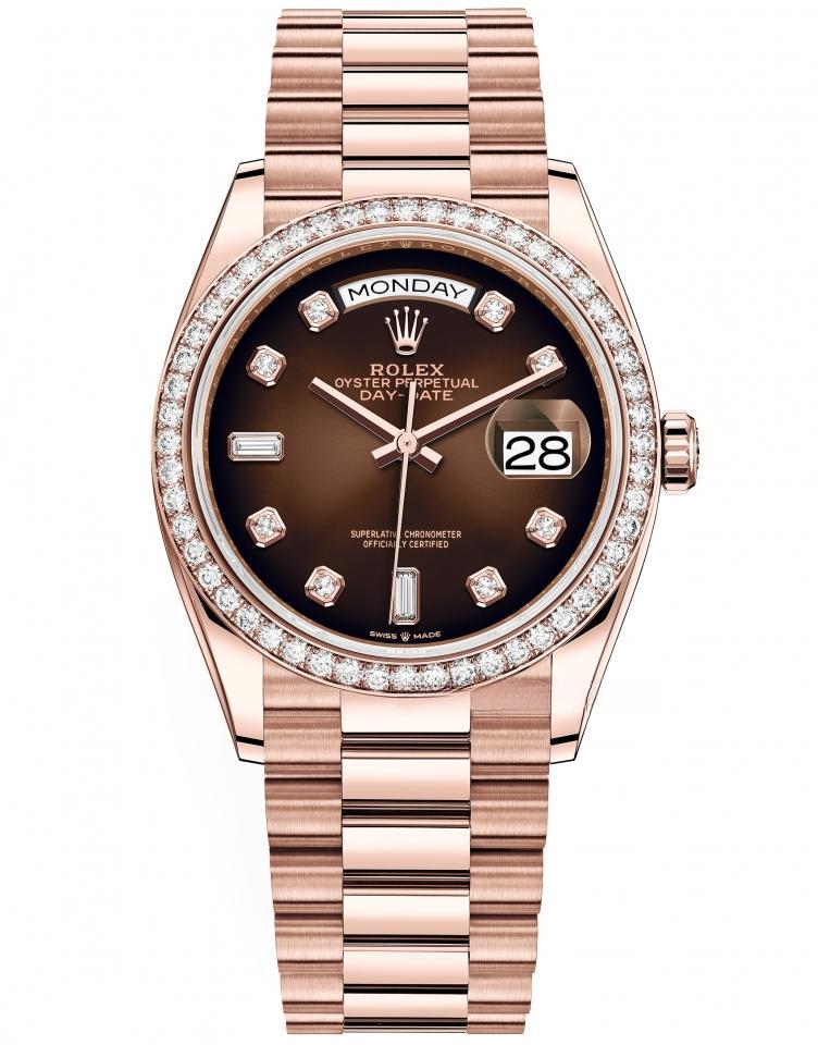ROLEX 128345RBR-0040 DAY-DATE