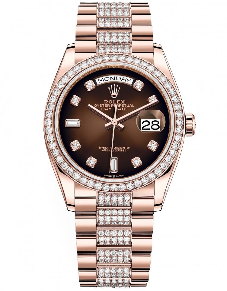 ROLEX 128345RBR-0041 DAY-DATE