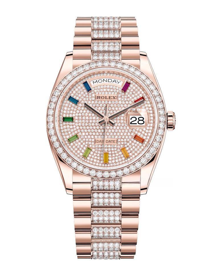 ROLEX 128345RBR-0043 DAY-DATE