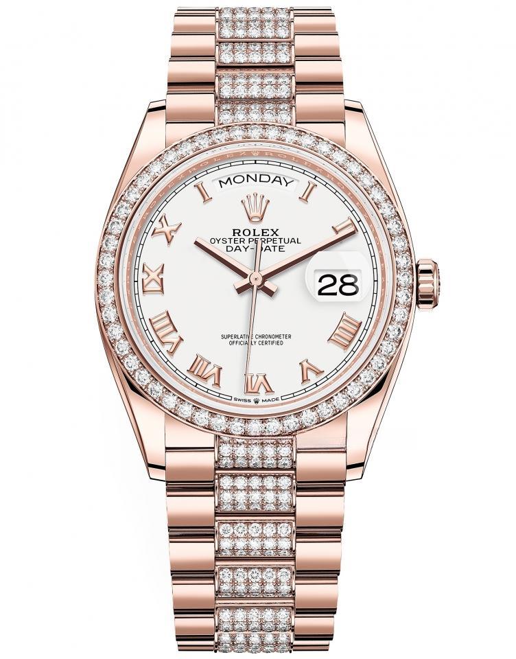 ROLEX 128345RBR-0055 DAY-DATE