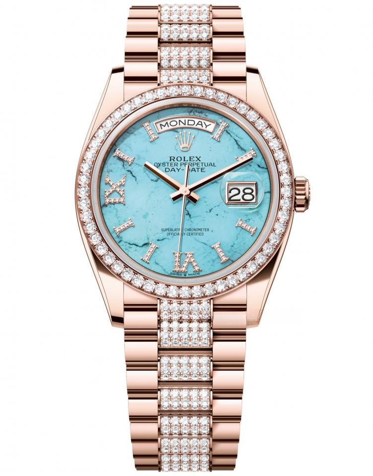 ROLEX 128345RBR-0065 DAY-DATE