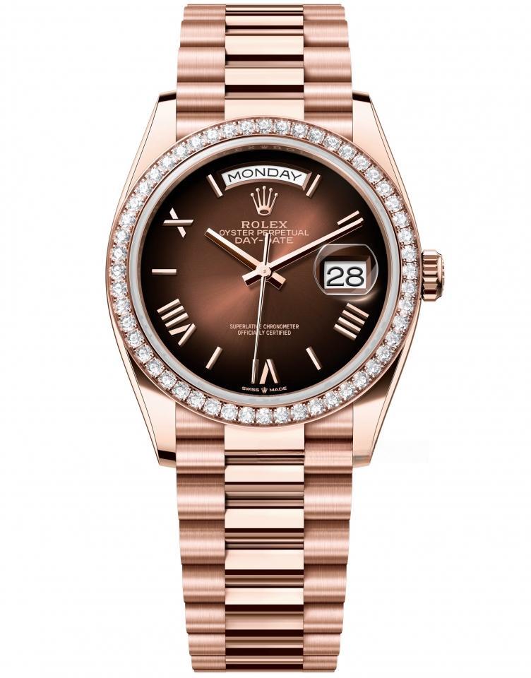 ROLEX 128345RBR-0075 DAY-DATE