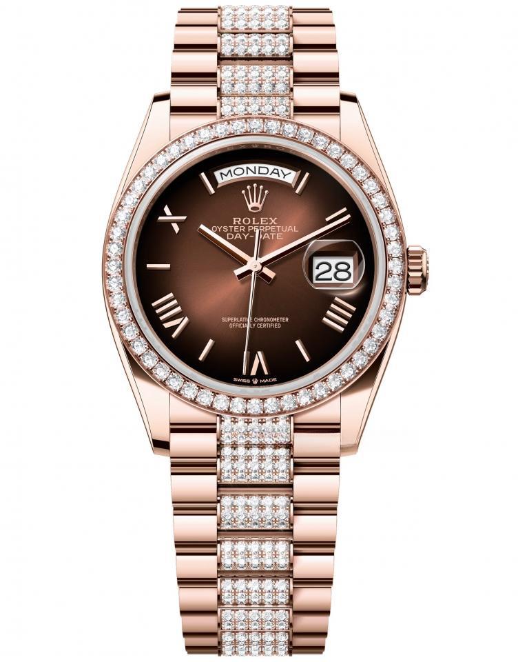 ROLEX 128345RBR-0076 DAY-DATE