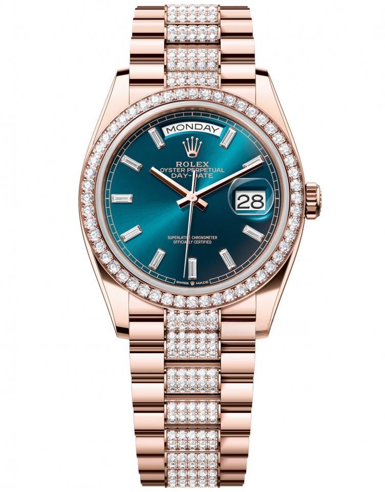 ROLEX 128345RBR-0084 DAY-DATE