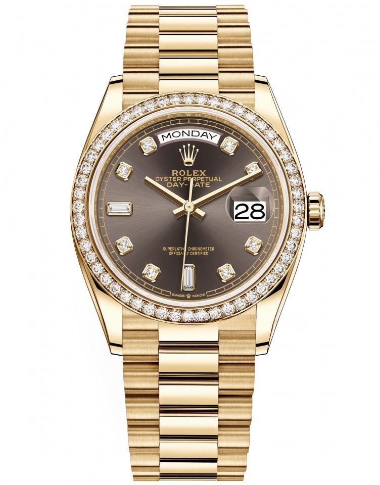 ROLEX 128348RBR-0005 DAY-DATE