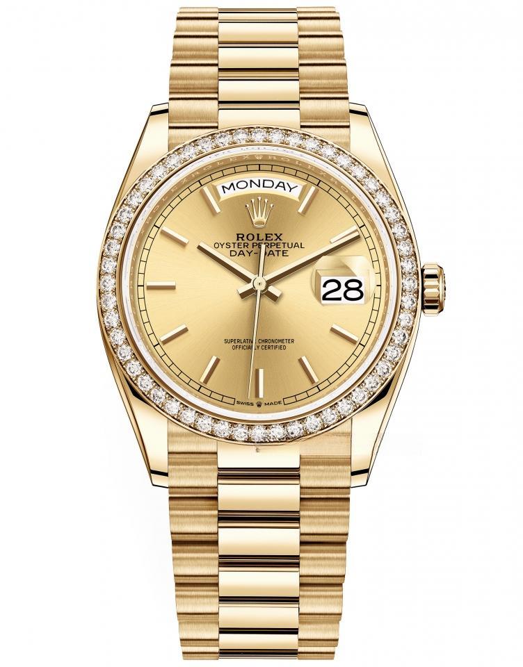 ROLEX 128348RBR-0026 DAY-DATE