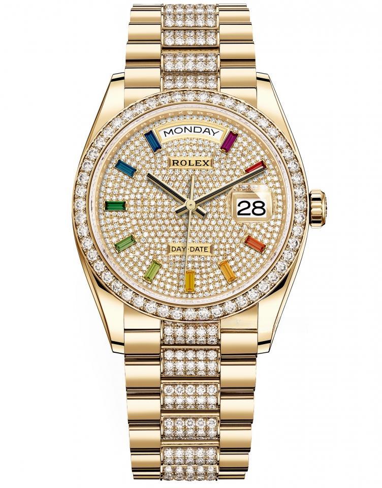 ROLEX 128348RBR-0031 DAY-DATE