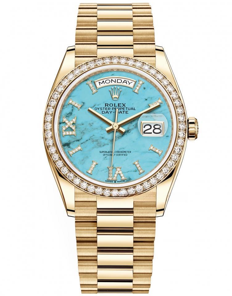 ROLEX 128348RBR-0037 DAY-DATE