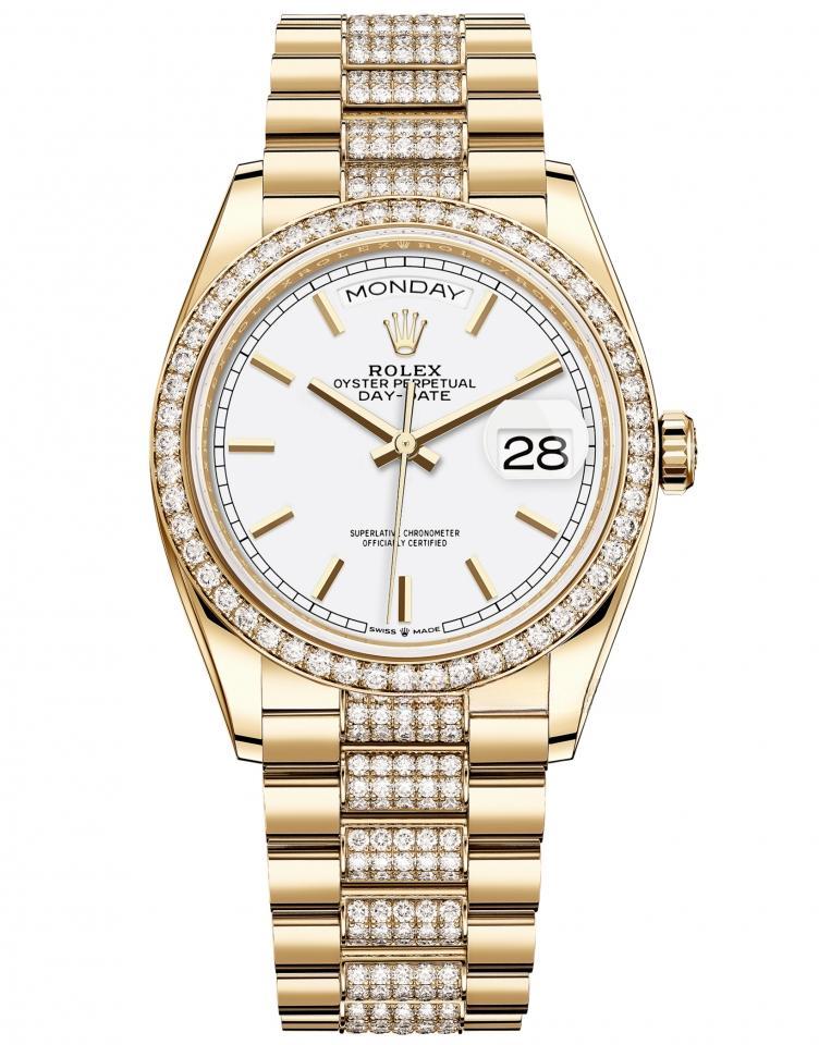 ROLEX 128348RBR-0048 DAY-DATE