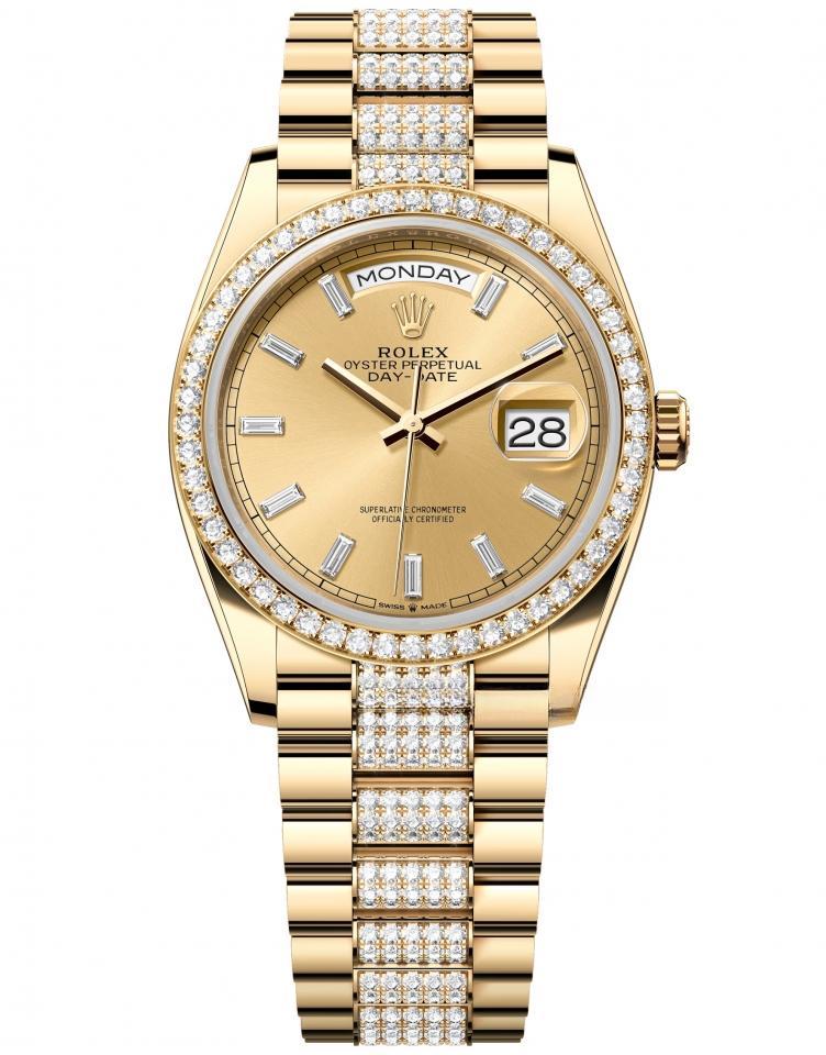 ROLEX 128348RBR-0081 DAY-DATE