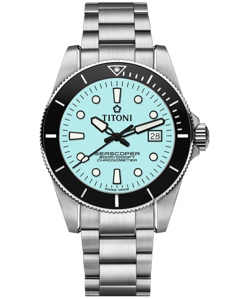 TITONI 83300 S-BK-718 SEASCOPER